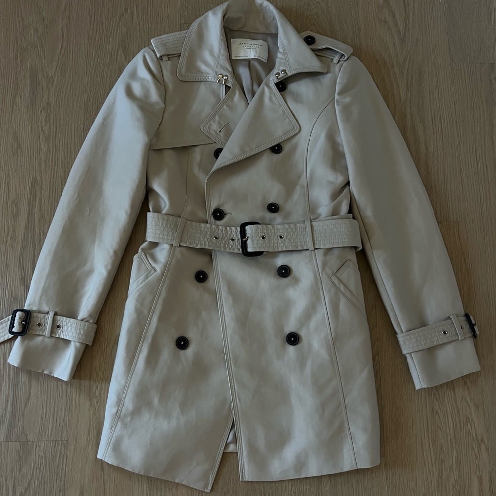 Zara Double-Breasted Trench Coat